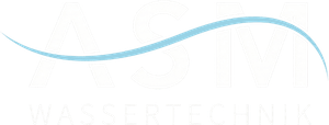 ASM Wassertechnik Logo Weiß